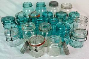 Vintage Amazon Swift Seal, Ball, Kerr, Hazel Atlas Canning Jars