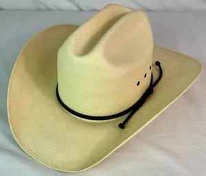 Vintage Resistol Self Conforming 4 Star Genuine Shantung Panama Cowboy Hat 7 14 Fit