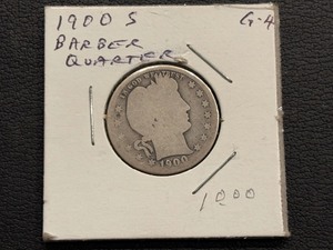 lot 41 image: 1900-S Barber Quarter