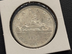 lot 34 image: 1965 Canada Silver Dollar