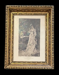 lot 57 image: Flirtation Print by Conrad Kiesel