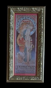 lot 63 image: La Samaritaine Art Nouveau Print by Alphonse Mucha