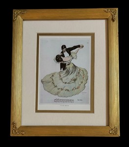 lot 99 image: The Blue Waltz Print by Ferdinand Reznicek
