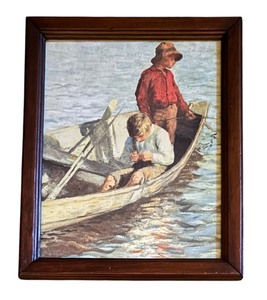 lot 145 image: Fishing Buddies Print