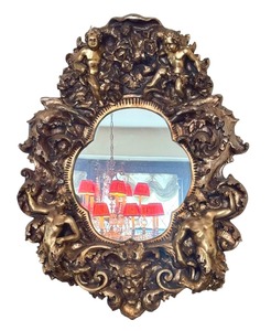 lot 4 image: Large Baroque Style Mirror