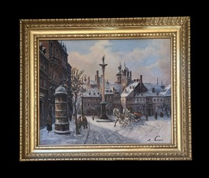 lot 147 image: Warsaws Castle Square Print by Wladyslaw Chmielinski