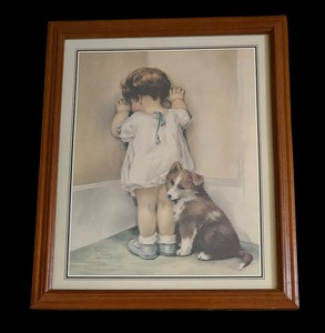 lot 196 image: In Disgrace Print by Bessie Pease Gutmann
