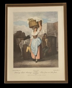 lot 235 image: Cries of London Series Print by Francis Wheatley