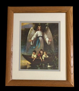 lot 236 image: Guardian Angel Print