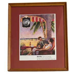 lot 238 image: White Sock Pale Dry Ginger Ale Advertising Print