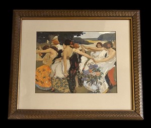 lot 245 image: Youth Print by Arthur Matthews