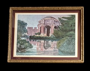 lot 247 image: Palace of Fine Arts San Fransisco Print by Floyd Hildebrand