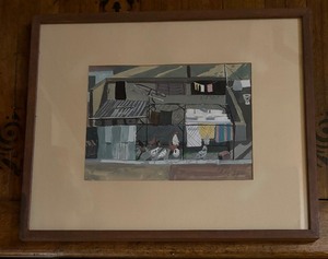 lot 294 image: Chickens Painting by J. Viray