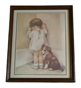 lot 250 image: In Disgrace Print by Bessie Pease Gutmann