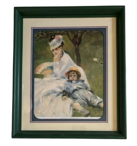 lot 290 image: Madame Monet and Her Son Print by Pierre-Auguste Renoir