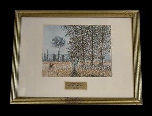 lot 295 image: Madame Monet in the Garden Print by Claude Monet