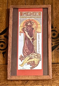 lot 307 image: MedeeTheatrical Advertisement Print by Alphonse Mucha