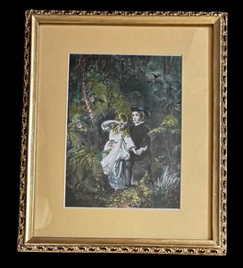 lot 300 image: The Children in the Wood Print by J Sant