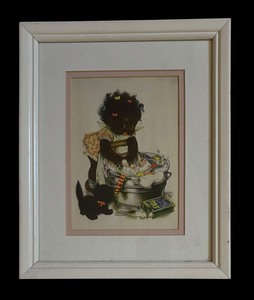 lot 311 image: Suds and Nuds Print by Charlot Byi