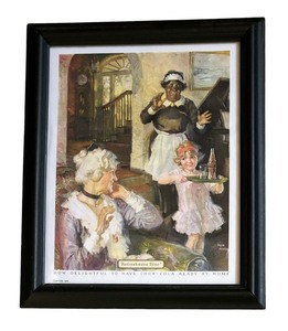 lot 371 image: Refreshment Time Print by Fred Mizen