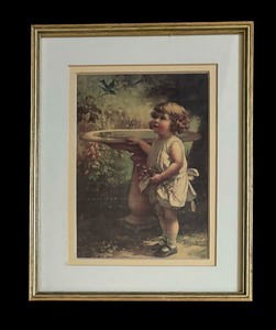 lot 378 image: My Blue Bird Print by Zula Kenyon