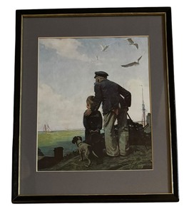 lot 401 image: Outward Bound Print by Norman Rockwell