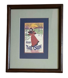 lot 405 image: Read the Sun Advertising Print by Louis John Rhead