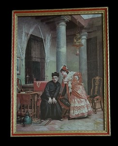 lot 413 image: The Rehearsal Print by Johan Georges Vilbert