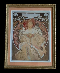 lot 416 image: Day Dream Print by Alphonse Mucha