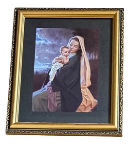 lot 427 image: Treasured in Her Heart Print by Kathy Lawrence