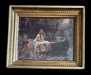 lot 432 image: The Lady of Shalott Print by John William Waterhouse