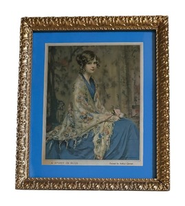 lot 434 image: A Study in Blue Print by Arthur Garratt