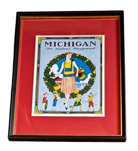 lot 470 image: Michigan The Nations Playground Print
