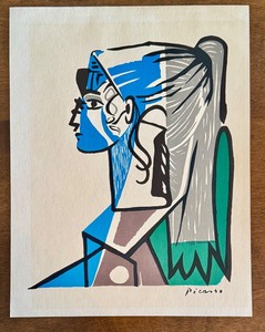 lot 173 image: Picasso Print Sylvette David