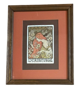 lot 491 image: LErmitage Print by Paul Berthon