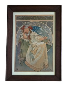 lot 493 image: Princess Hyacinth Print by Alphonse Mucha