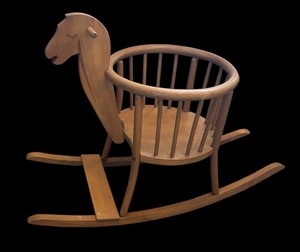 lot 275 image: Vintage Rocking Horse
