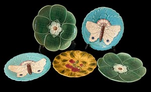 lot 570 image: Majolica Style Plates