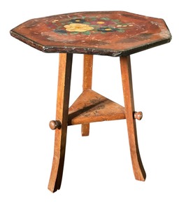 lot 596 image: Petite Vintage Wooden Stand