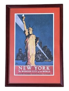 lot 602 image: Vintage New York Travel Print