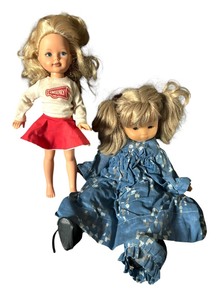 lot 599 image: Two Delightful Vintage Dolls