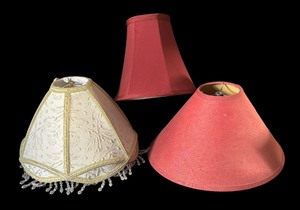 lot 613 image: Three Decorative Lamp Shades