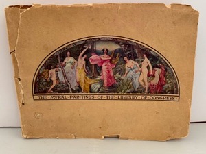 lot 465 image: Vintage Book The Mural Painting of the Library of Congress