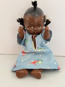 lot 469 image: Vintage African American Baby Doll