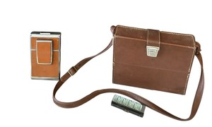 lot 383 image: Amazing Vintage Polaroid Camera with  Case, Flash , Instructions and More