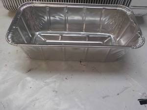 lot 66 image: 50 ct Aluminum Baking Pans 8 x 4 x ...