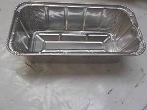 lot 69 image: 50 ct Aluminum Baking Pans 8 x 4 x ...
