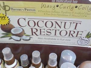 lot 72 image: 37 pc Display Coconut Restore Trial...