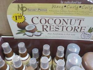 lot 74 image: 37 pc Display Coconut Restore Trial...