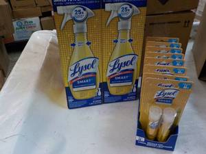 lot 79 image: 16 ct Lysol Smart Cleaner Refills a...